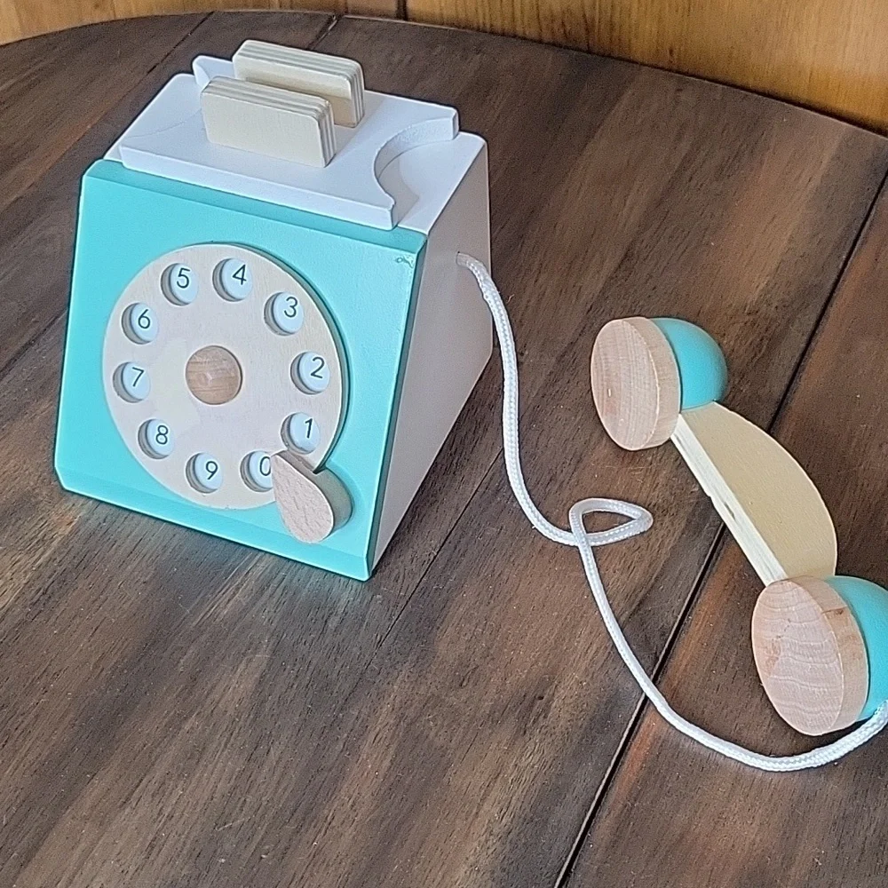Wooden Wink Montessori Wooden Telephone Toy